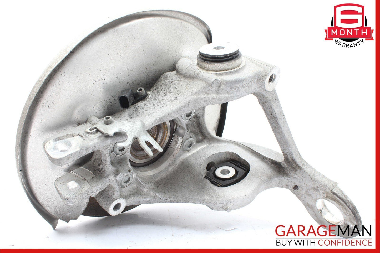 12-17 Audi A5 Quattro Rear Right Wheel Spindle Knuckle Hub Bearing Brake Rotor