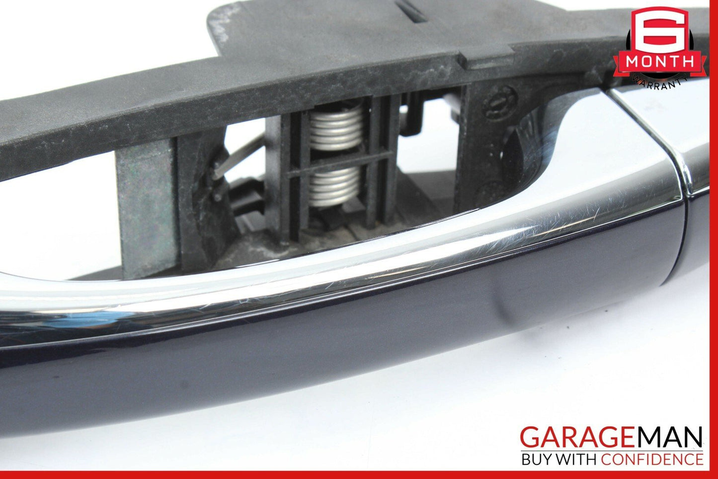 03-09 Mercedes W211 E350 E500 Rear Left Side Door Handle Blue OEM