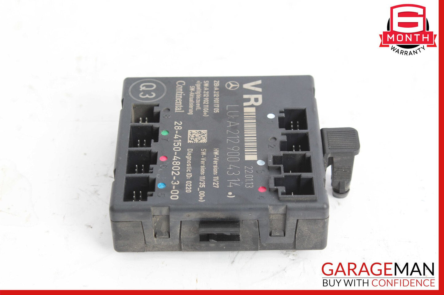 08-18 Mercedes W212 E63 CLS550 Front Right Side Door Control Module OEM