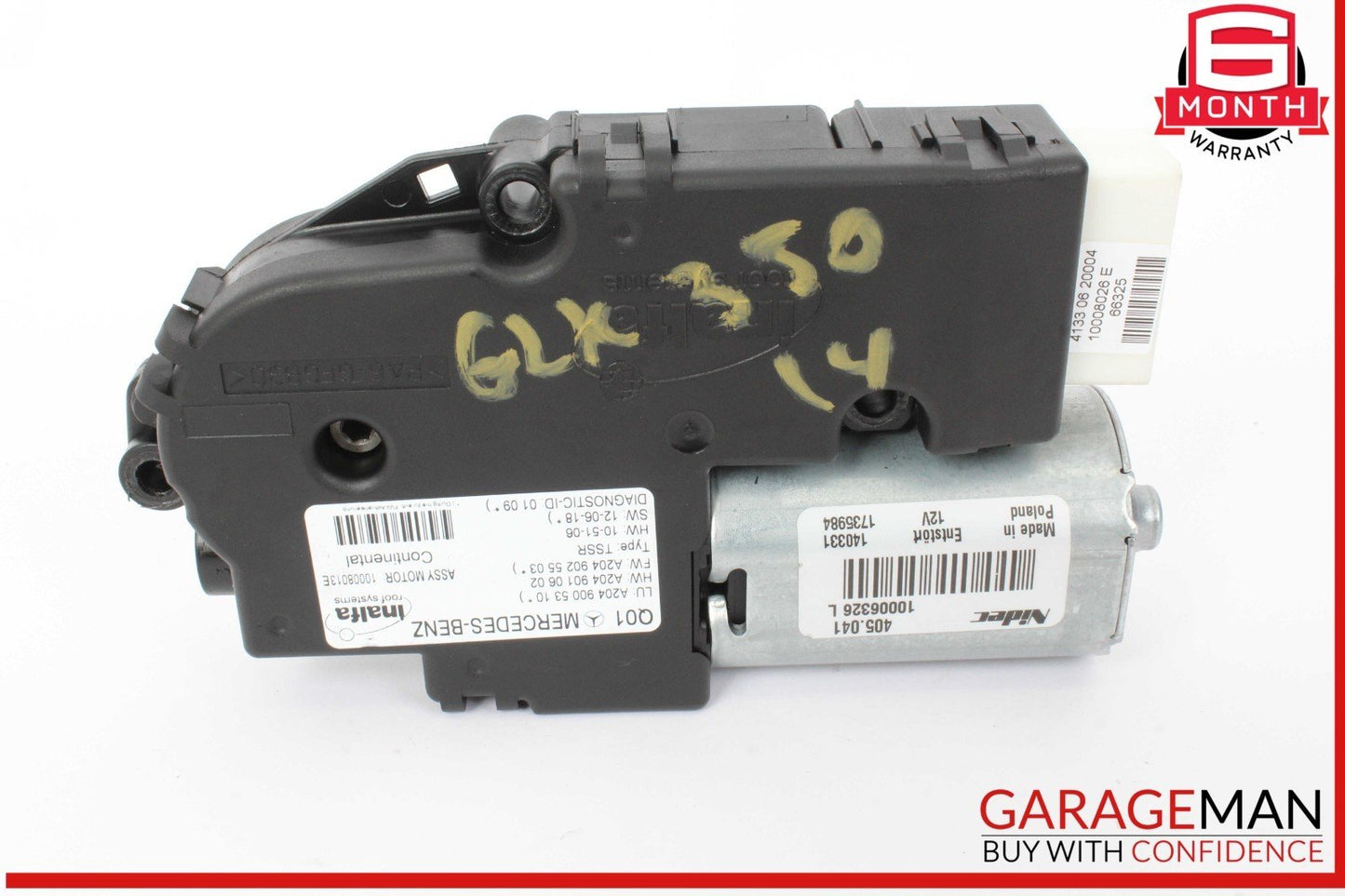 08-15 Mercedes X204 GLK350 Panoramic Sunroof Sun Roof Motor Unit 2049005310 OEM