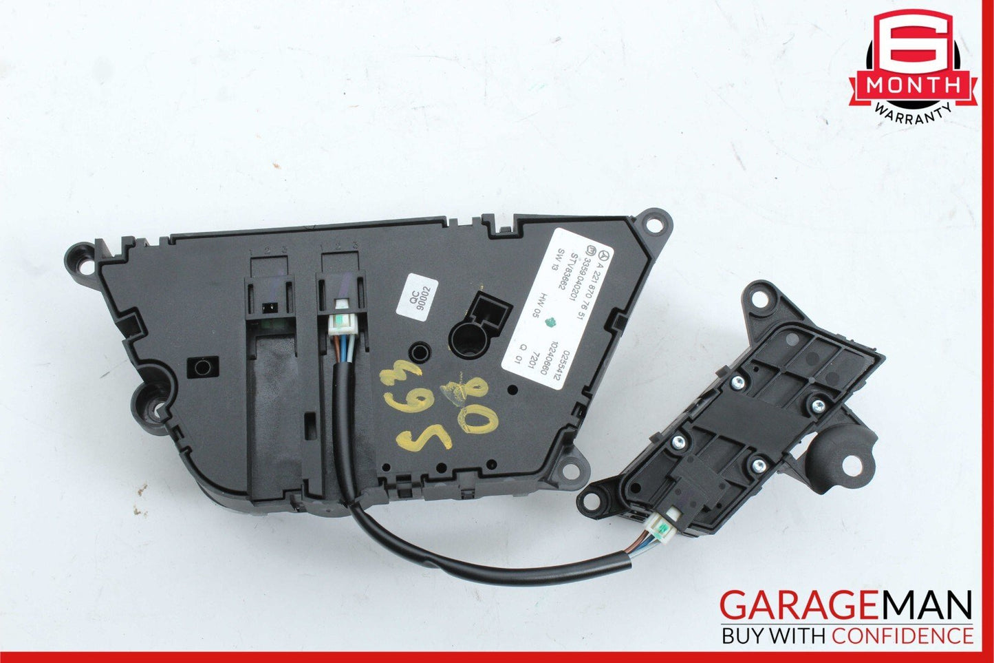 07-13 Mercedes W221 S63 AMG Front Left Side Seat Control Switch Set Assembly OEM