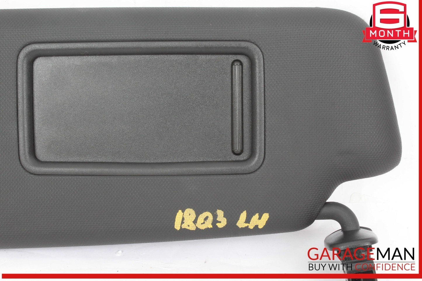 15-18 Audi Q3 Front Left Driver Side Sun Visor Sunvisor Black 8K0857551 OEM