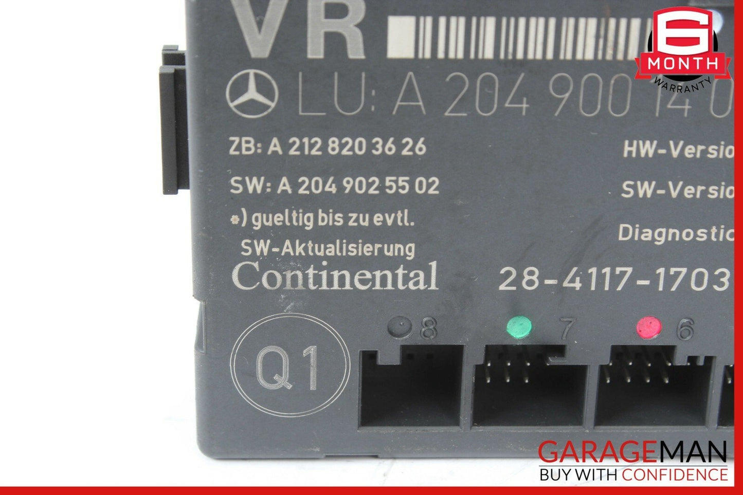 12-15 Mercedes W204 C250 C350 Coupe Front Right Side Door Control Module Unit