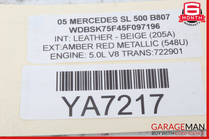 00-08 Mercedes R230 SL500 S500 CL600 CL55 AMG Xenon Headlight HID Ballast Unit