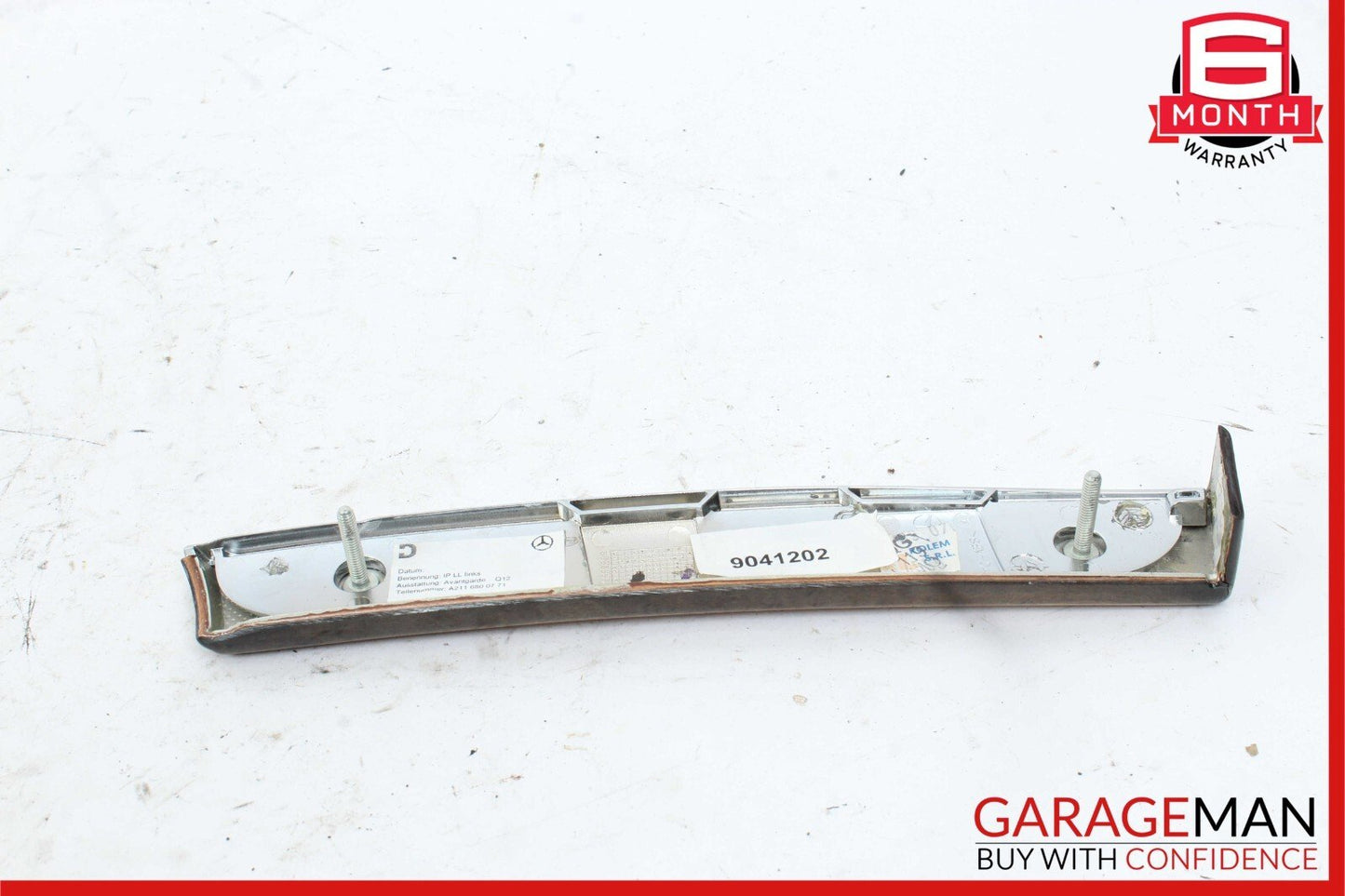 03-09 Mercedes W211 E350 E500 Dashboard Dash Left Molding Trim Wood 2116800371