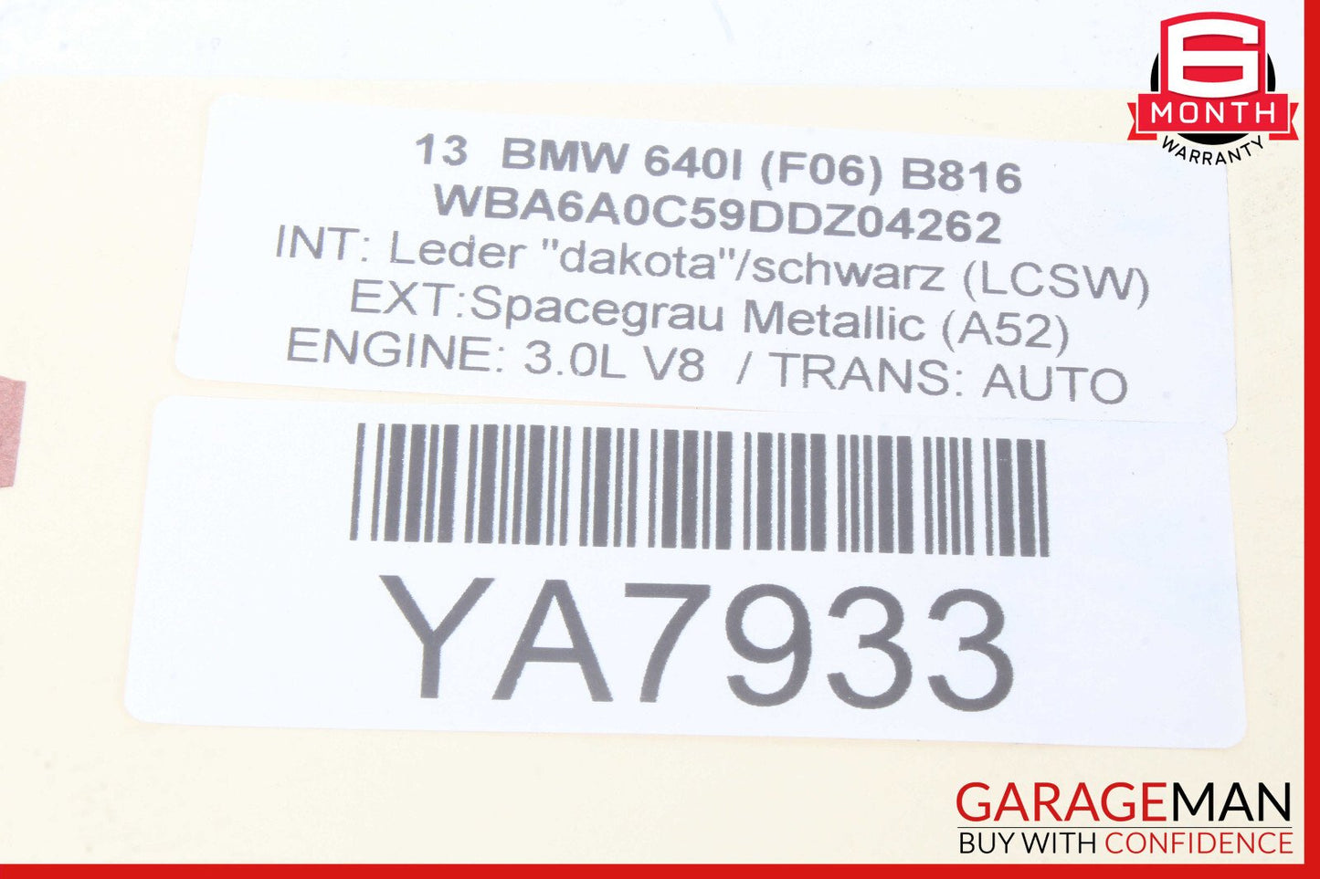 13-19 BMW 640i F06 Xenon Ballast Control Module Unit OEM