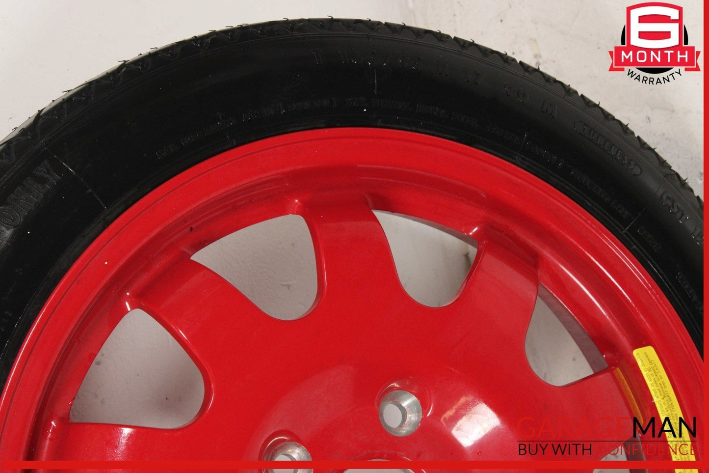 97-04 Porsche Boxster 986 Carrera 911 Spare Tire Wheel Rim Tire T105/95 R17 OEM