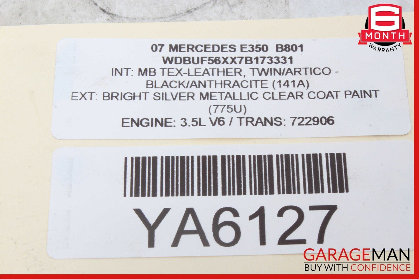 03-09 Mercedes W211 E350 E550 Rear Right Passenger Door Control Module Unit OEM
