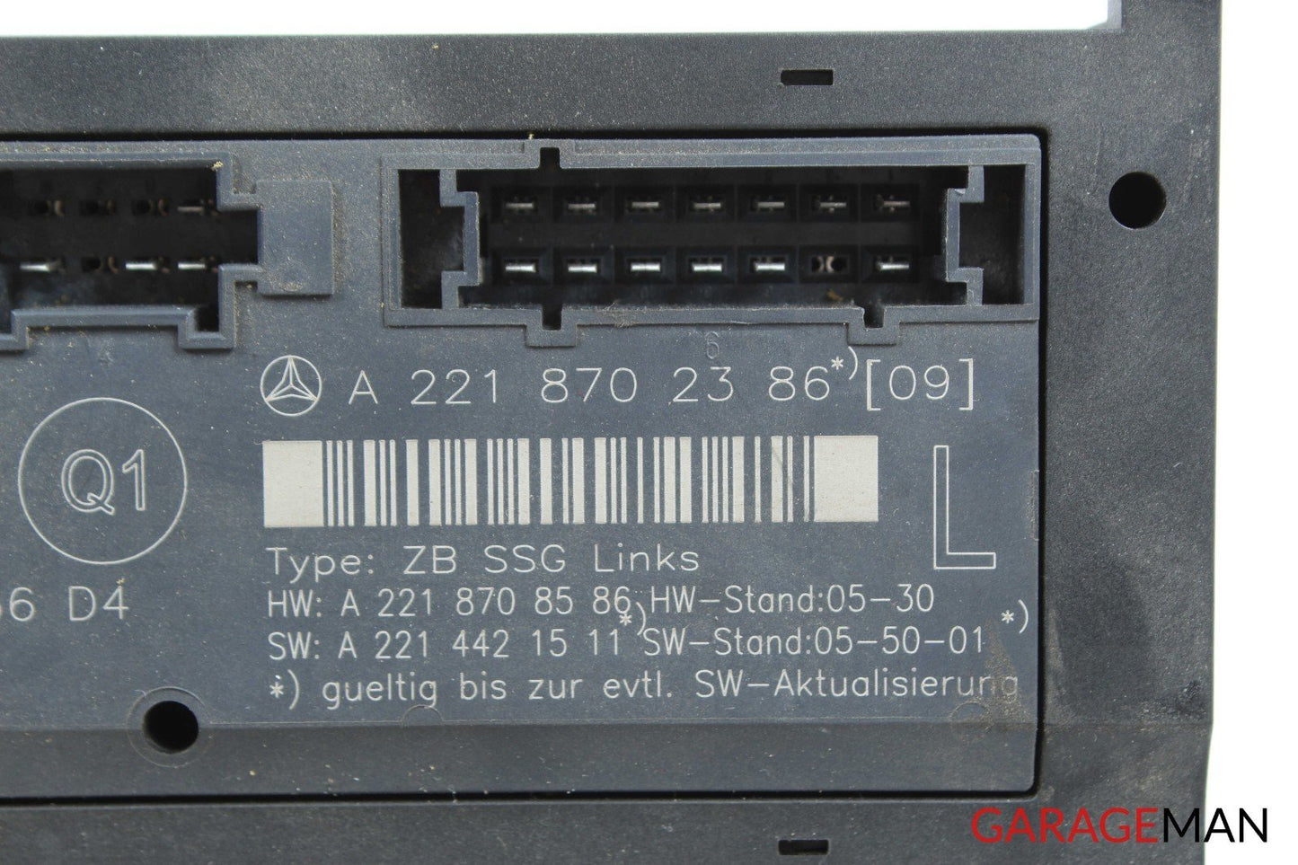 07-13 Mercedes W221 S450 S550 Front Left Driver Seat Control Unit 2218702386 Q1