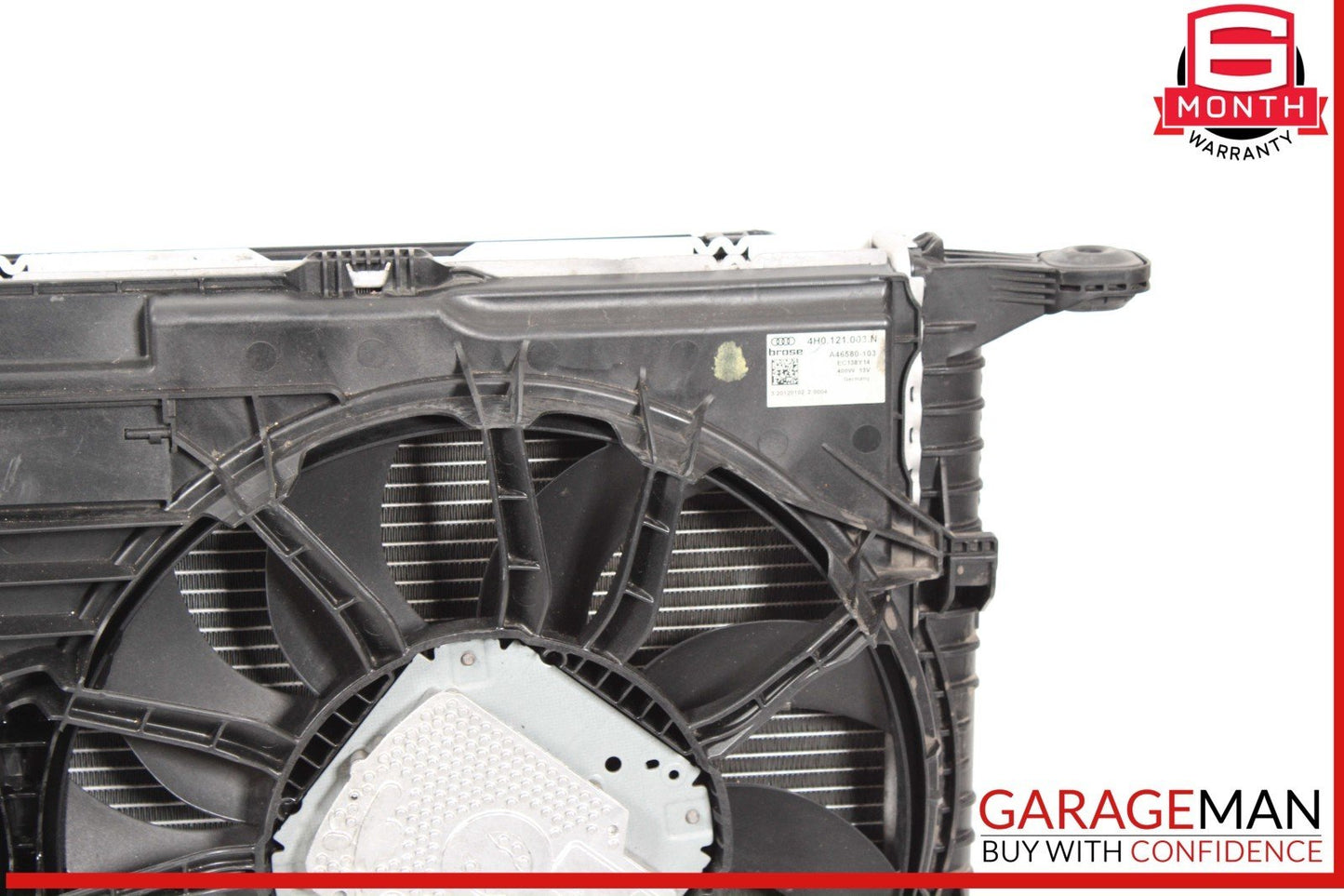 12-18 Audi A6 A7 Engine Radiator Condenser Cooler Fan Assembly OEM