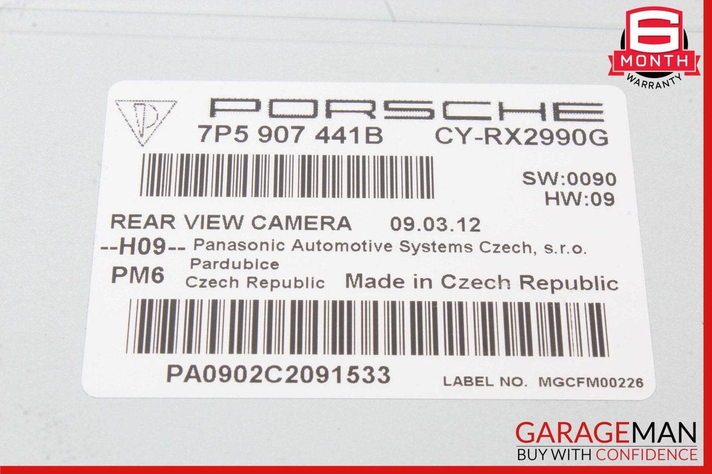 11-16 Porsche Cayenne 958 Rear View Backup Camera Control Module OEM