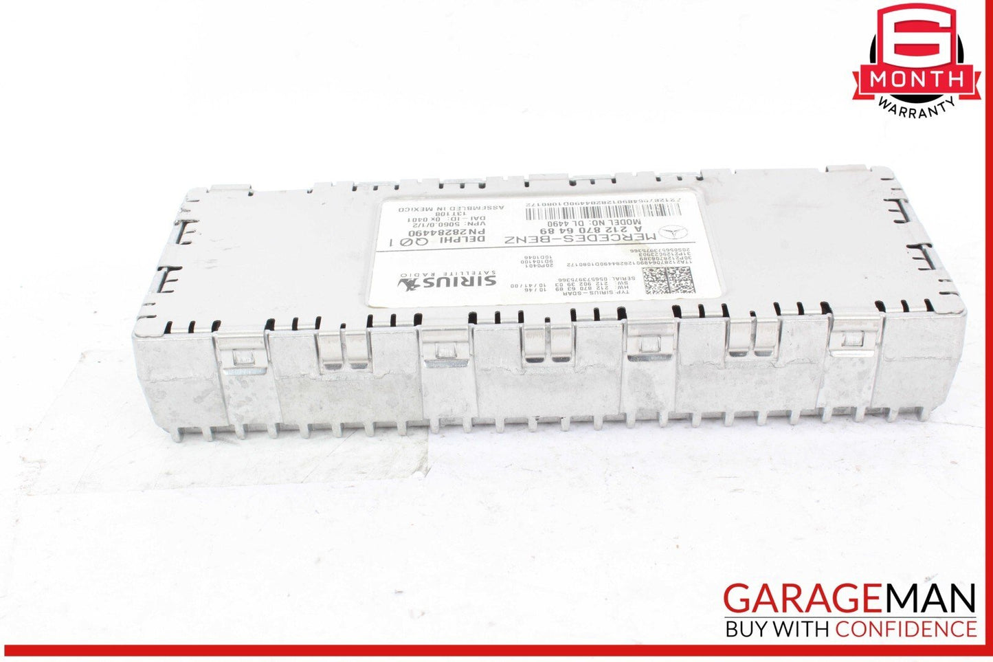10-17 Mercedes X166 GL450 E350 Sirius Satellite Radio Receiver Module Unit OEM