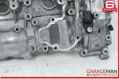 11-20 Mercedes X166 GL450 E550 S550 Left Side Engine Cylinder Head Valve Cover