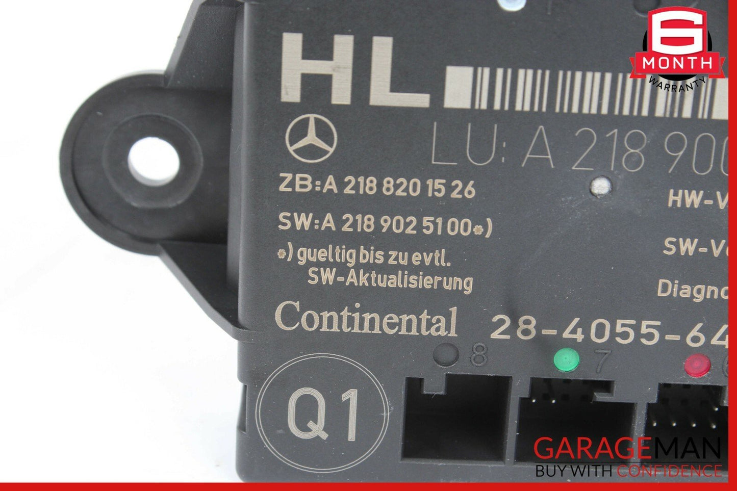 08-15 Mercedes W204 C250 Rear Left Driver Side Door Control Module Q1 OEM