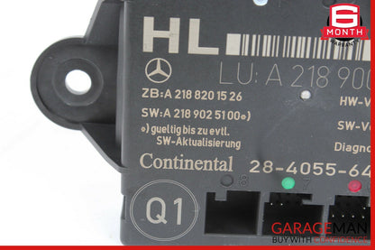 08-15 Mercedes W204 C250 Rear Left Driver Side Door Control Module Q1 OEM