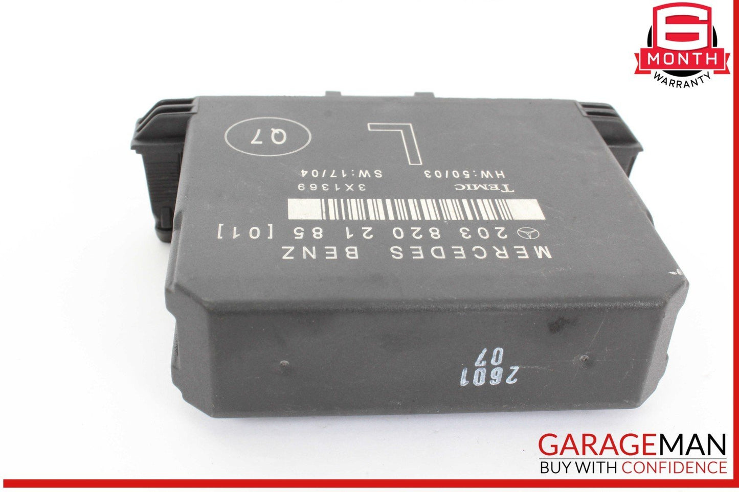 01-07 Mercedes W203 C230 C350 Rear Left Side Door Control Module 2038202185 OEM