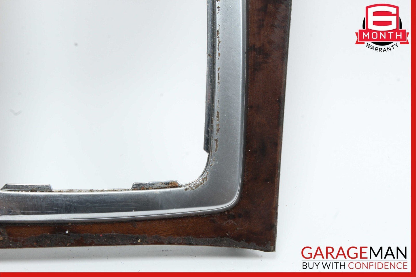 08-14 Mercedes C250 C300 Center Console Shifter Trim Cover Panel Bezel Wood Assy