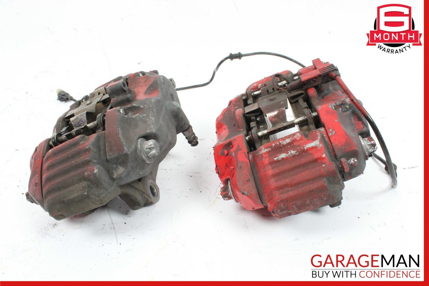 07-09 Mercedes W221 S550 Front Right & Left Side Brake Caliper Calipers Set OEM