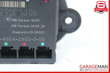 08-14 Mercedes W204 C250 C300 C63 AMG Rear Right Side Door Control Module Unit