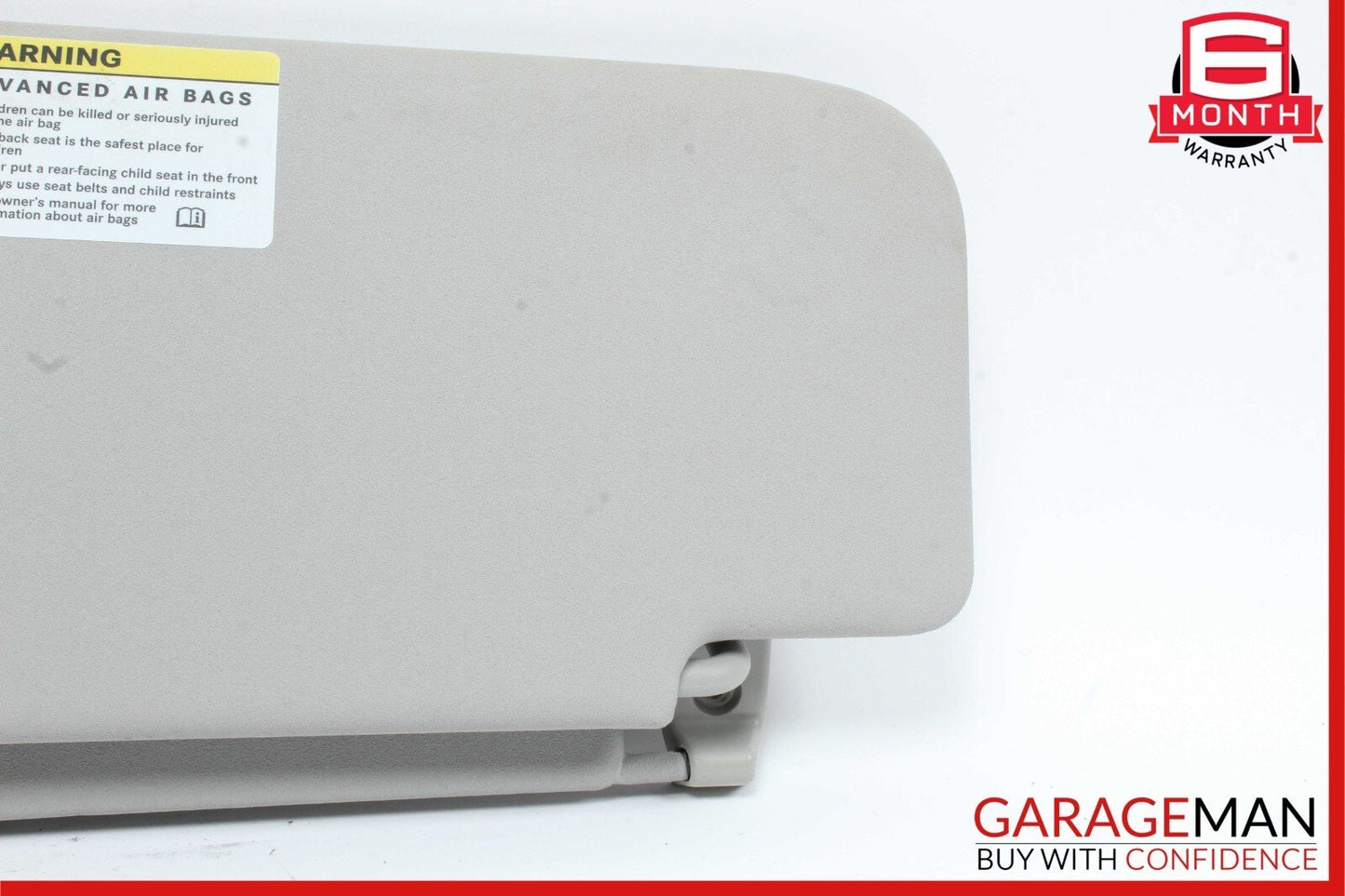 06-12 Mercedes X164 GL550 ML450 Front Right Side Sun Visor Sunvisor Cover Grey