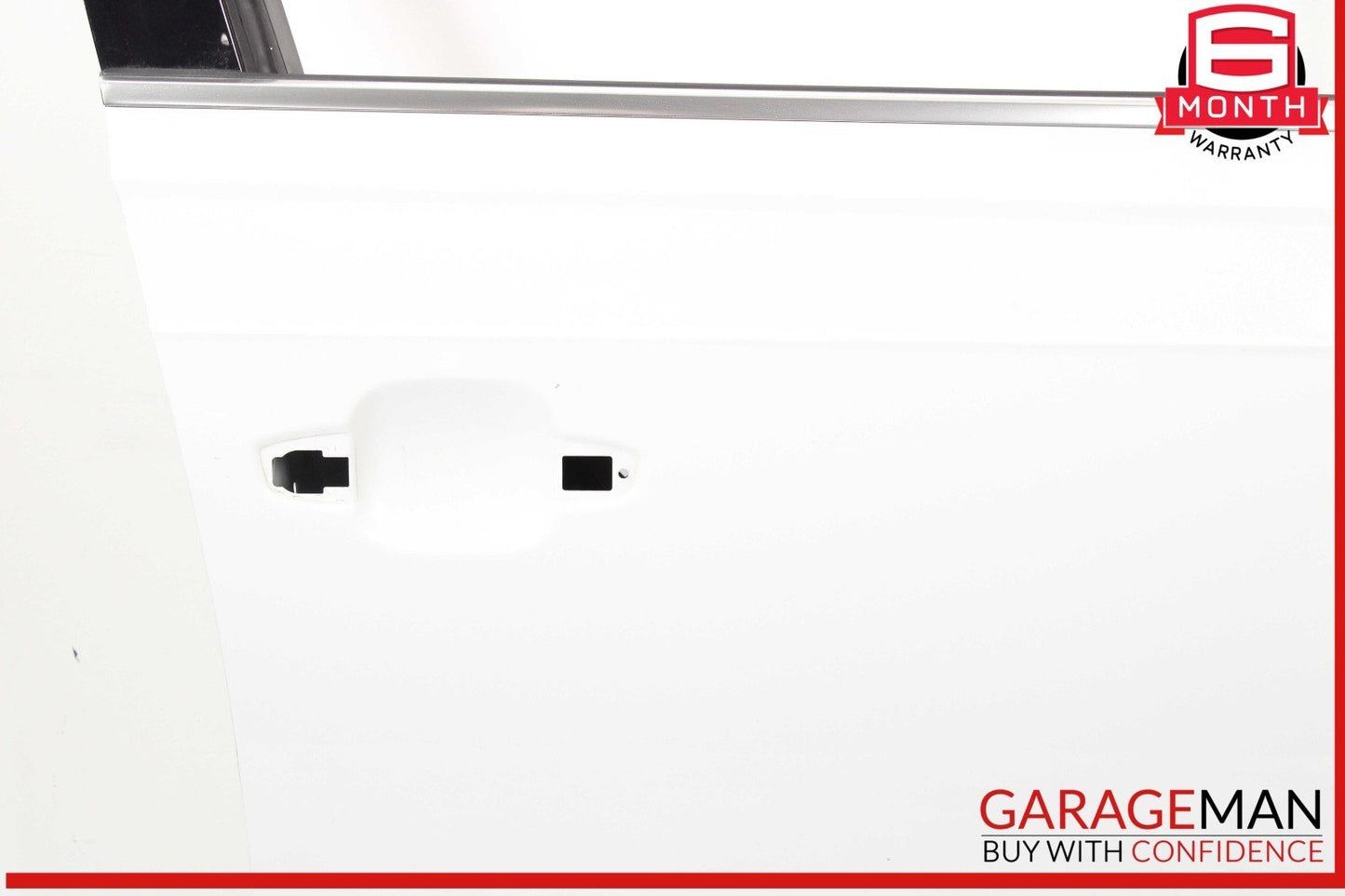 17-19 Audi Q7 Front Right Passenger Side Door Shell White OEM