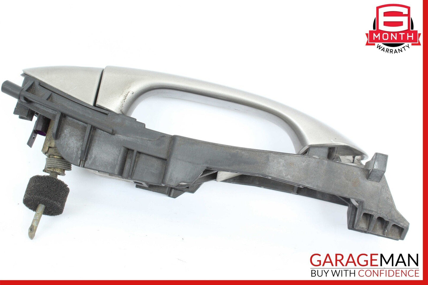 05-07 Mercedes W203 C230 C320 Front Left Exterior Door Handle Silver OEM