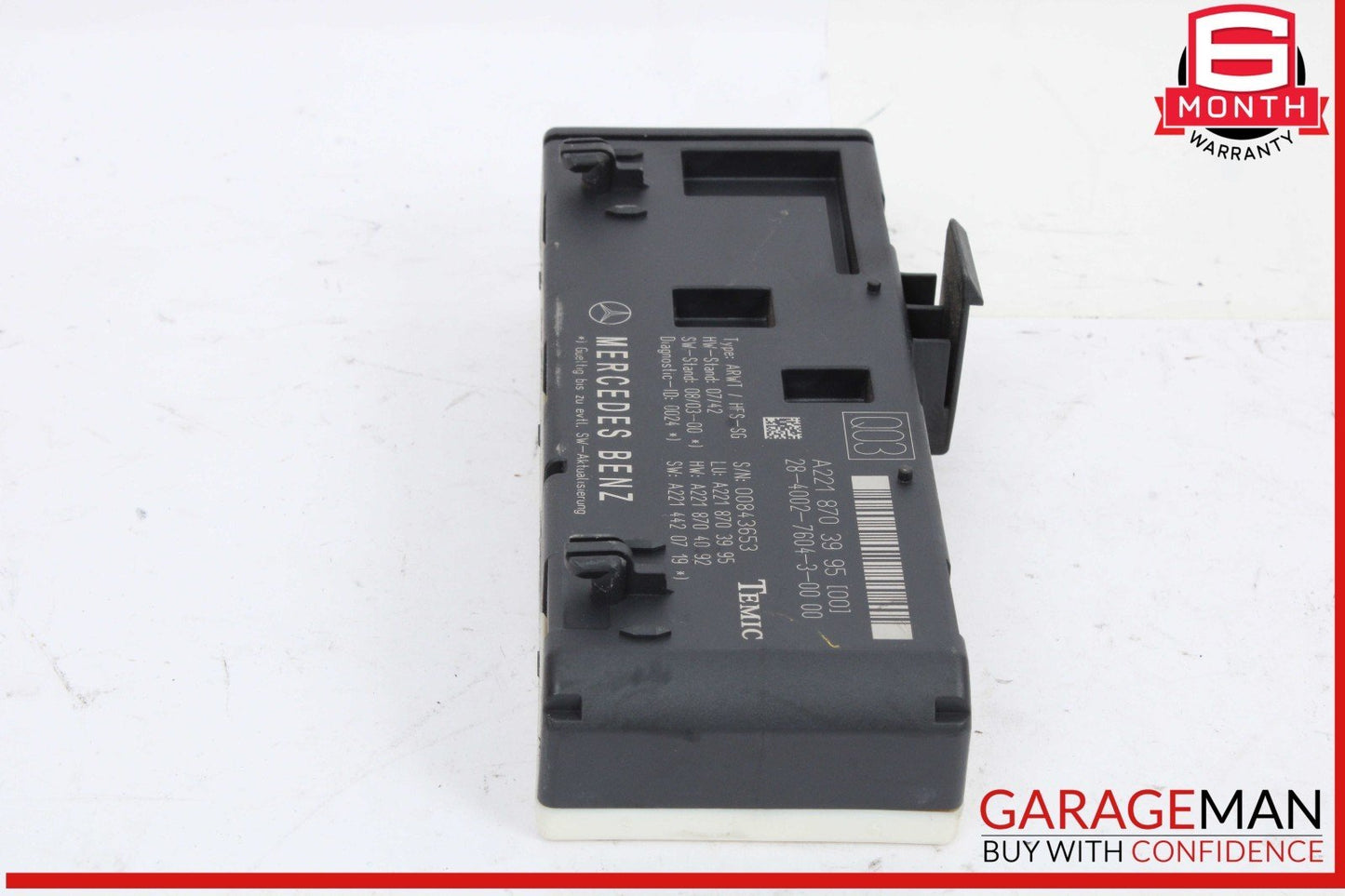 07-14 Mercedes W221 S400 CL550 Trunk Release Remote Open Close Module OEM