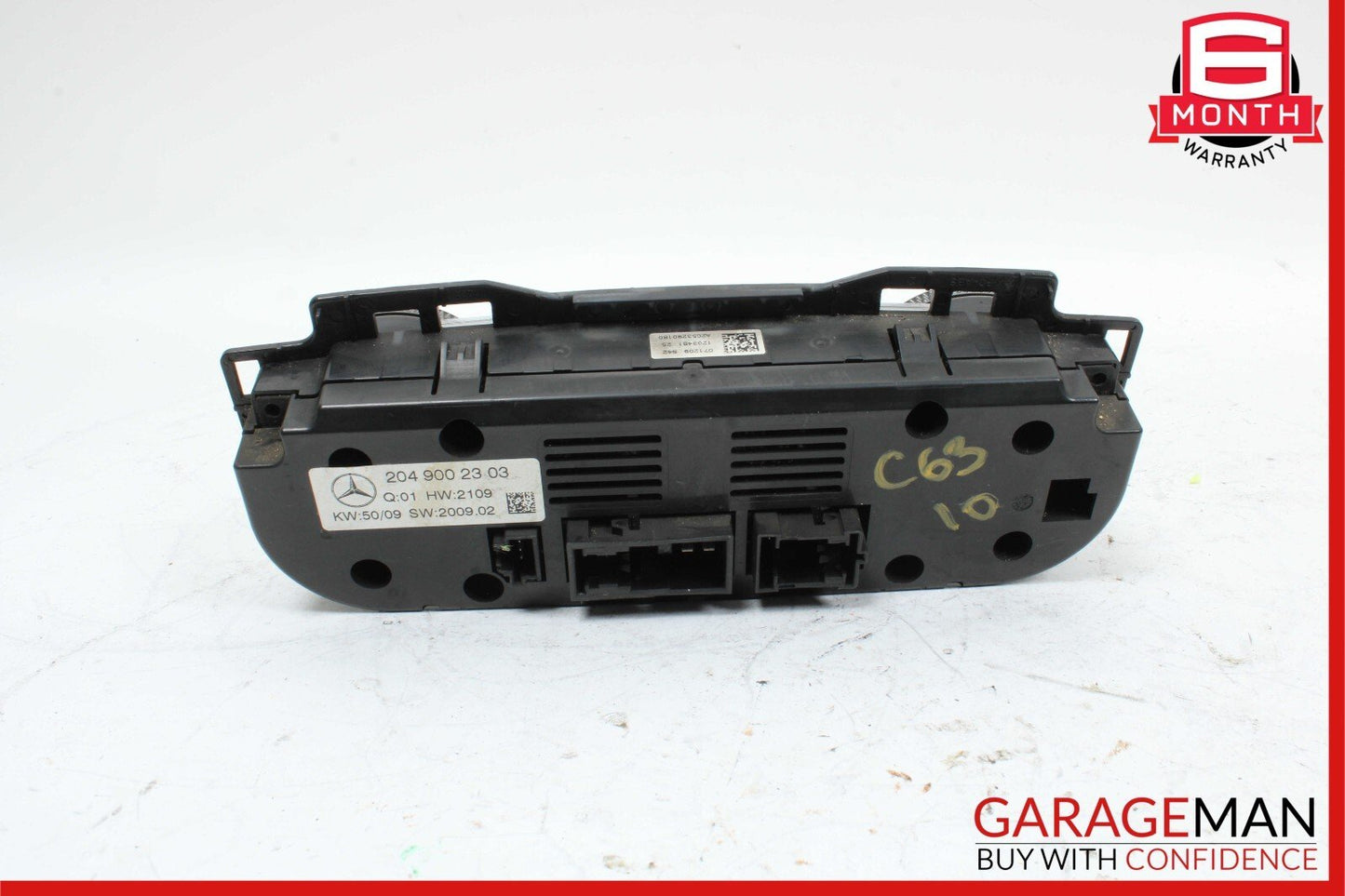 08-11 Mercedes W204 C300 C63 AC A/C Heater Climate Temp Switch Control Module