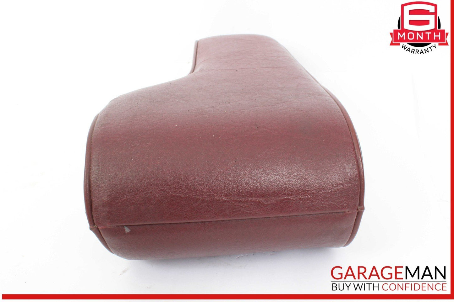 84-93 Mercedes W201 190E 190D Front Center Console Arm Rest Armrest Red OEM