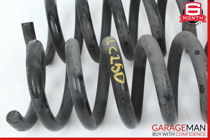 08-14 Mercedes W204 C250 Rear Left & Right Shock Absorber Coil Spring Set OEM