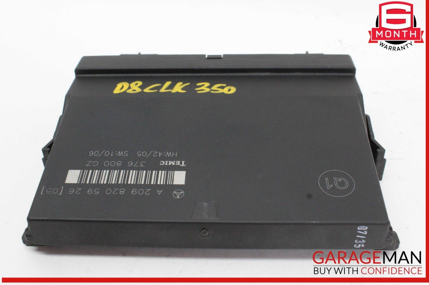 03-09 Mercedes W209 CLK350 CLK55 AMG CLK320 Rear Temic Control Module Unit OEM