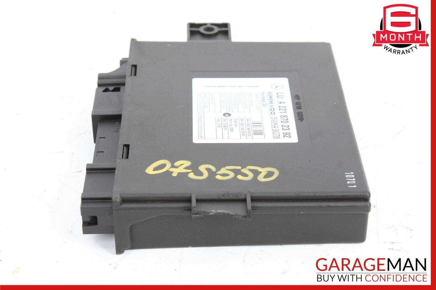 07-10 Mercedes W221 S550 CL550 CL600 S63 AMG Keyless Go Control Module Unit OEM