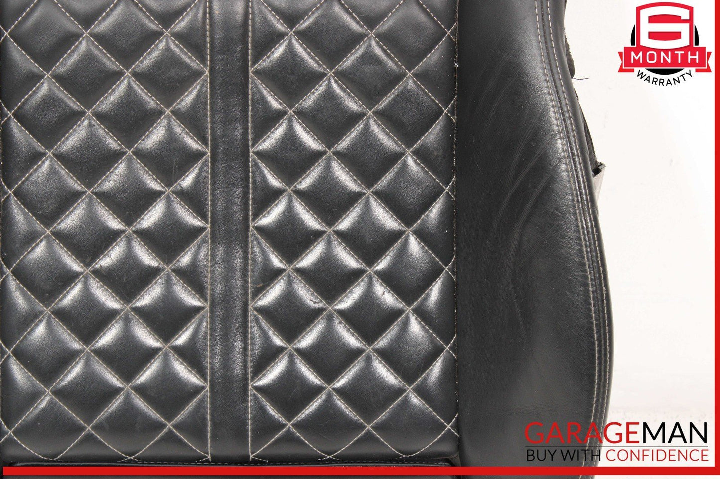 13-18 Audi S6 Front Left Lower Bottom Seat Cushion Black OEM