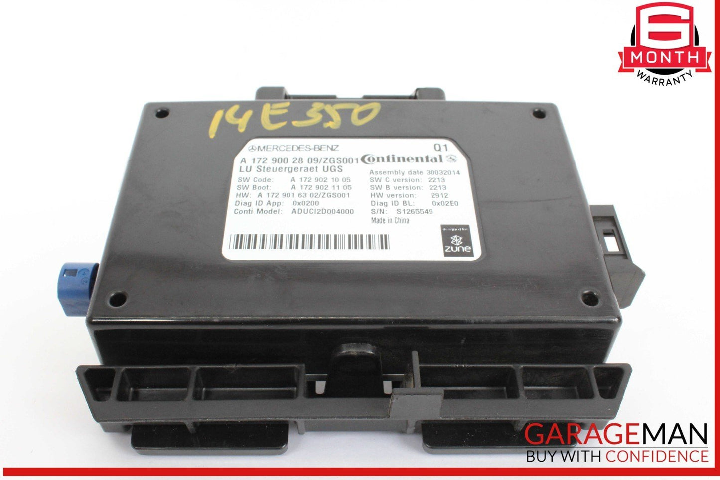 12-20 Mercedes W212 E350 E550 GL550 Communication Control Module Unit OEM