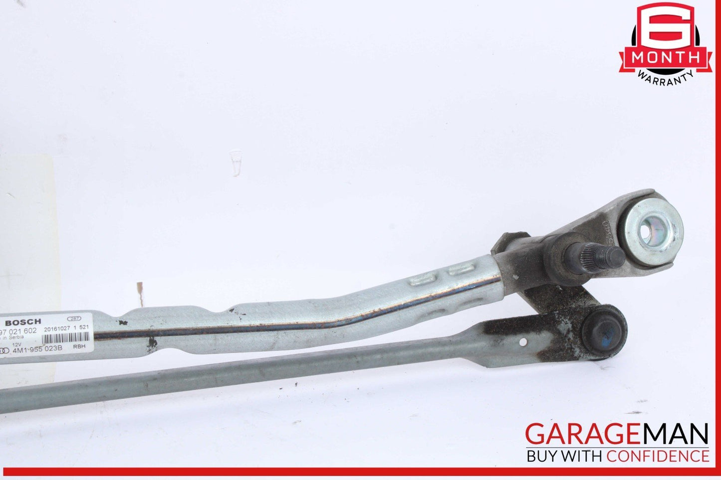 17-19 Audi Q7 Windshield Washer Wiper Motor Linkage Bosch 4M1955023B OEM