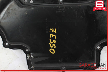 05-11 Mercedes W211 E350 CLK350 Engine Upper Oil Sump Baffle Pan 2720140802 OEM