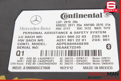 10-20 Mercedes W204 C250 E350 GLA250 SL400 Communication Control Module Unit OEM