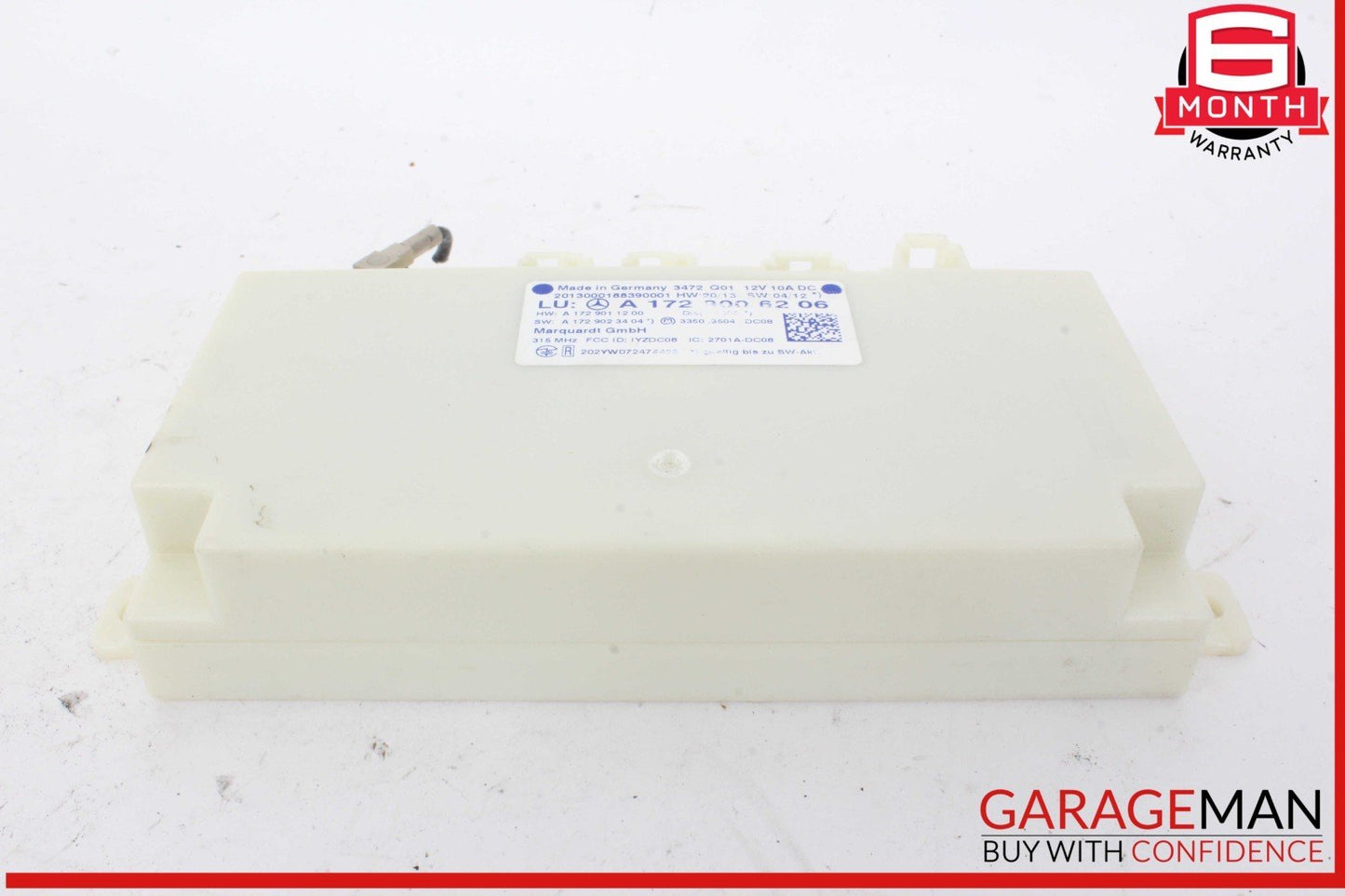 10-15 Mercedes W204 C250 C300 Keyless Go Entry Control Module 1729006206 OEM