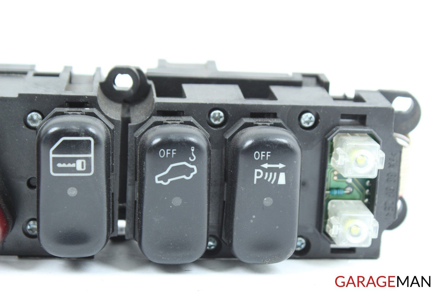 00-02 Mercedes W215 CL600 Center Dashboard Hazard Light Switch Control Panel OEM