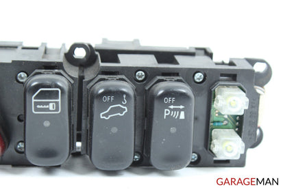 00-02 Mercedes W215 CL600 Center Dashboard Hazard Light Switch Control Panel OEM