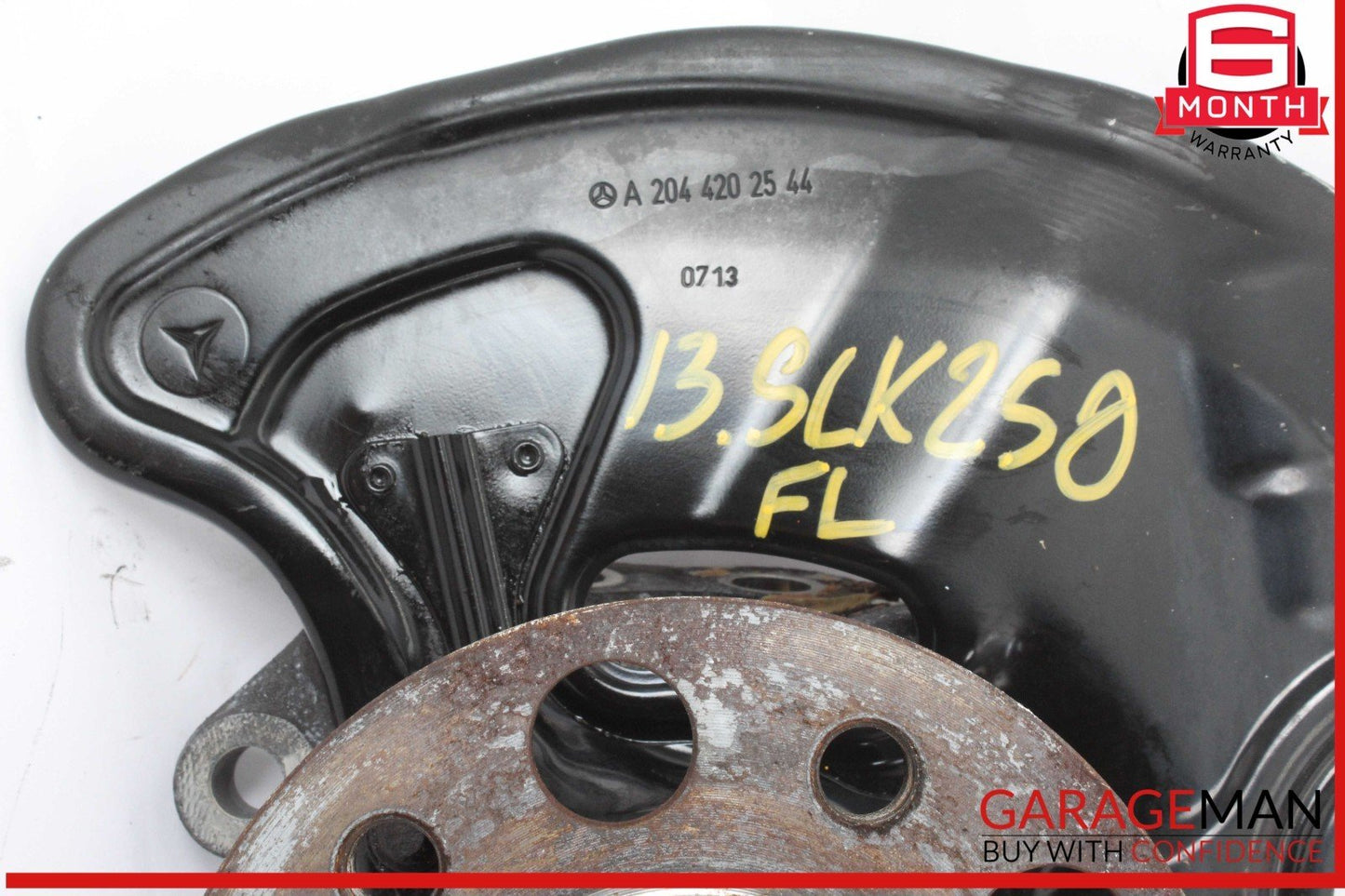08-20 Mercedes R172 SLK250 E350 Front Left Side Spindle Knuckle Wheel Hub OEM