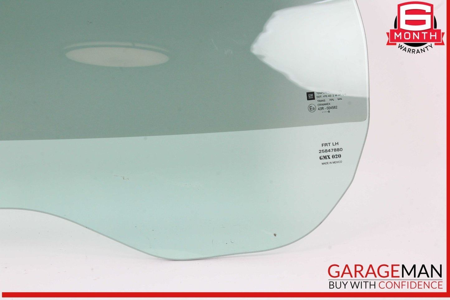 07-10 Saturn Sky Front Left Driver Side Door Window Glass 25847880 OEM