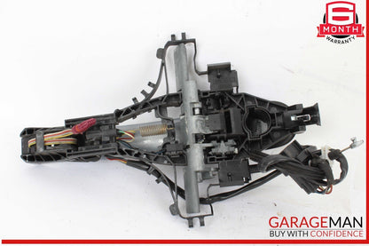 09-15 Jaguar X250 XF Rear Left Exterior Door Handle w/ Cable & Bracket OEM