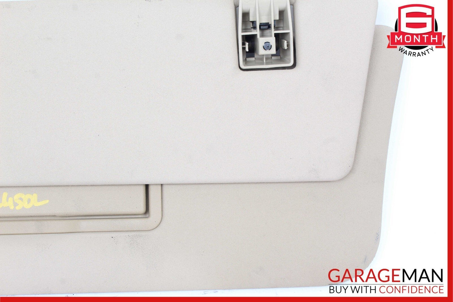 06-12 Mercedes X164 GL450 ML450 Front Left Side Sun Visor Sunvisor Shade Gray