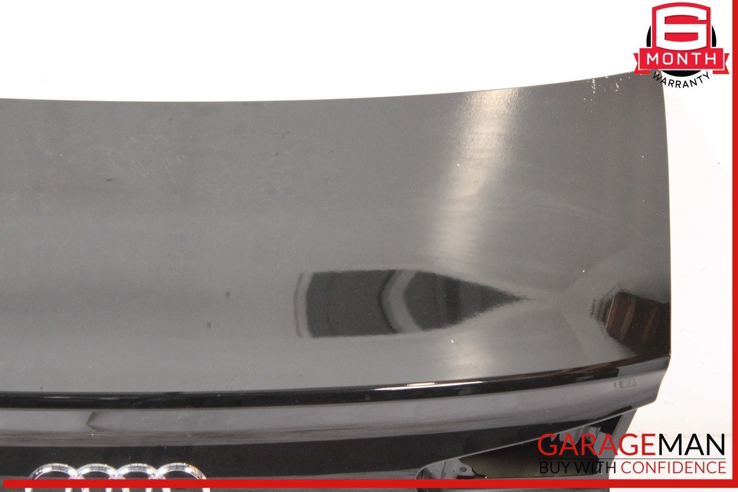 12-18 Audi A6 Rear Trunk Lid Deck Shell Panel Black OEM