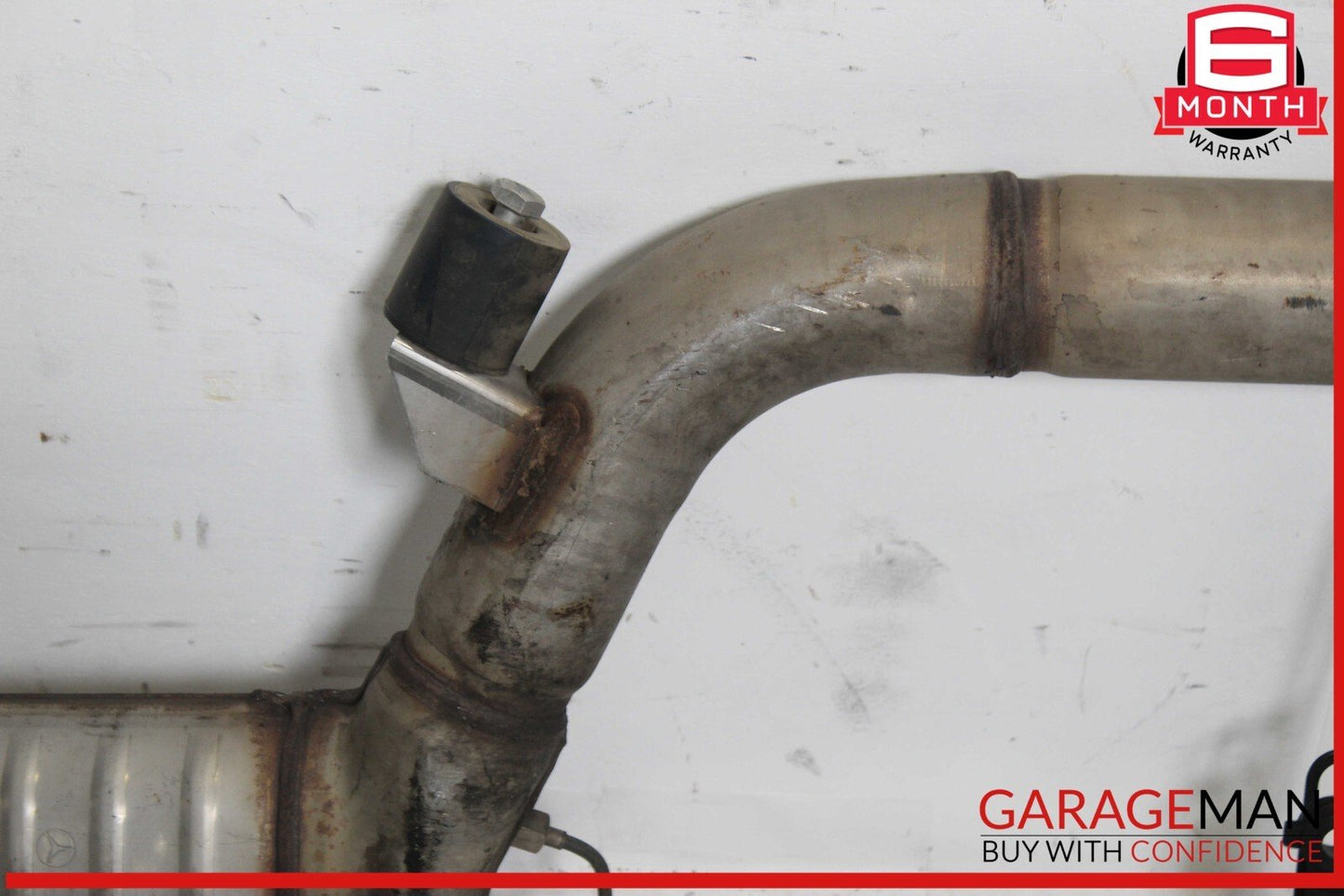 11-13 Mercedes W212 E350 Diesel Bluetec Center Exhaust Pipe Silencer OEM