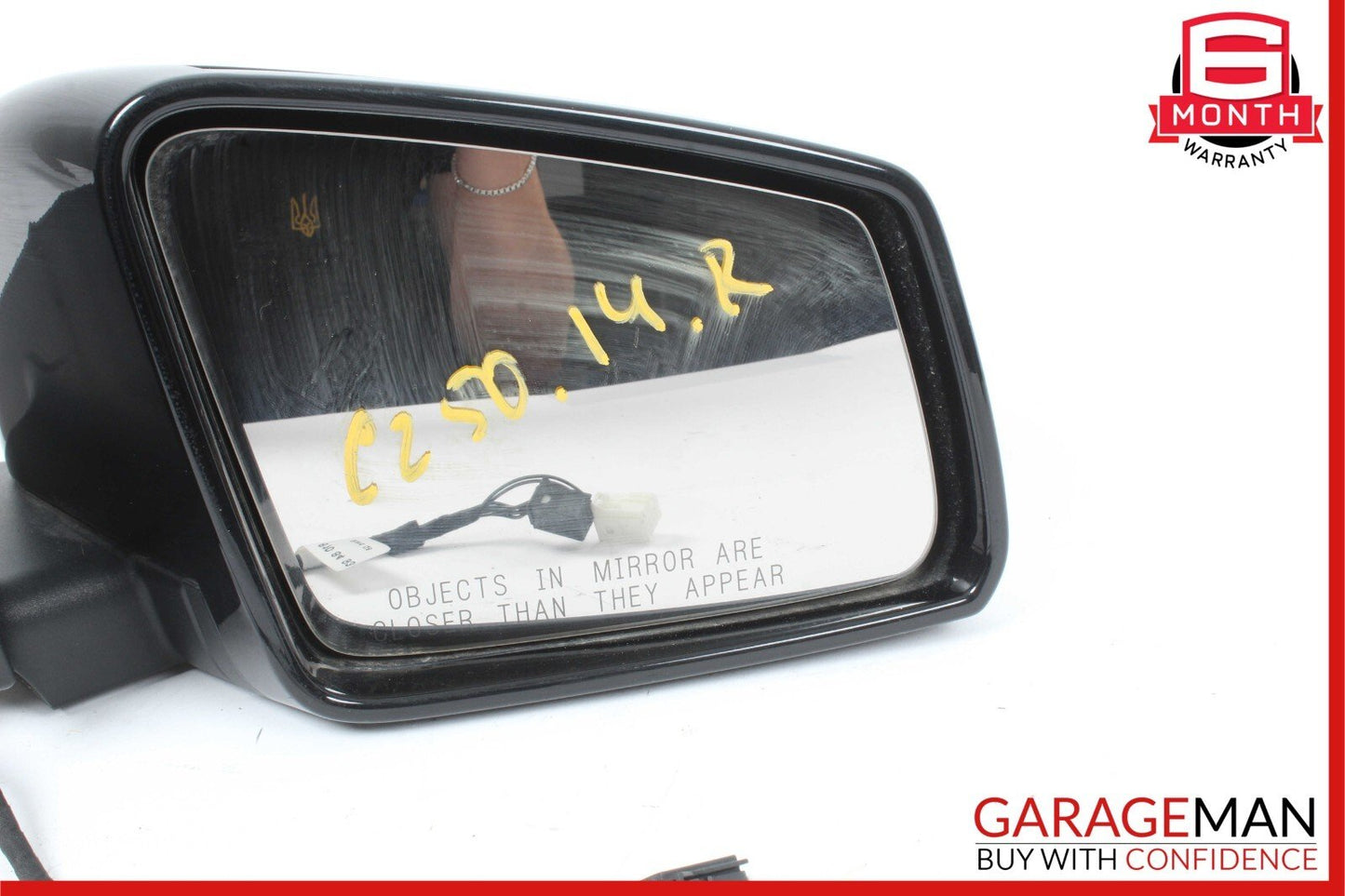 12-14 Mercedes W204 C250 C350 Sedan Right Side Mirror Door Rear View Black
