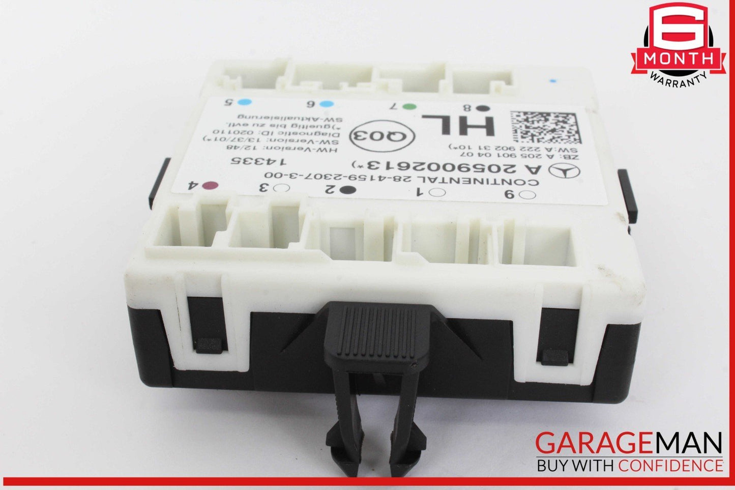 15-20 Mercedes W205 C300 Rear Left Driver Side Door Control Module Unit OEM