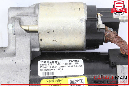 15-18 Mercedes W205 C300 GLC300 M274 Engine Starter Motor 2749061600 OEM