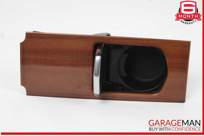 10-16 Porsche Panamera 970 Rear Ash Tray Ashtray Cup Holder Trim Wood OEM